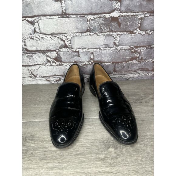 3DM Lifestyle Black Patent Loafers Dress Tuxedo Shoes Men’s Sz 8UK/8.5M US/42EU main image 11